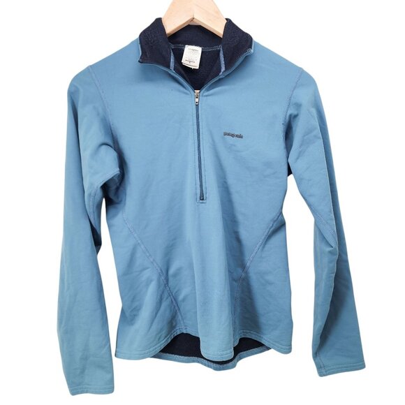 Patagonia Womens S Blue 1/2 Zip Pullover Jacket - Picture 1 of 6